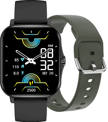 Zest Pro Smartwatch Comes with changeable straps (Get Free Strap on Purchase) - Pauze