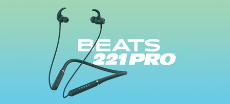 Beats 221 Pro With Powerful Extra Bass Earphone Neckband - Pauze 