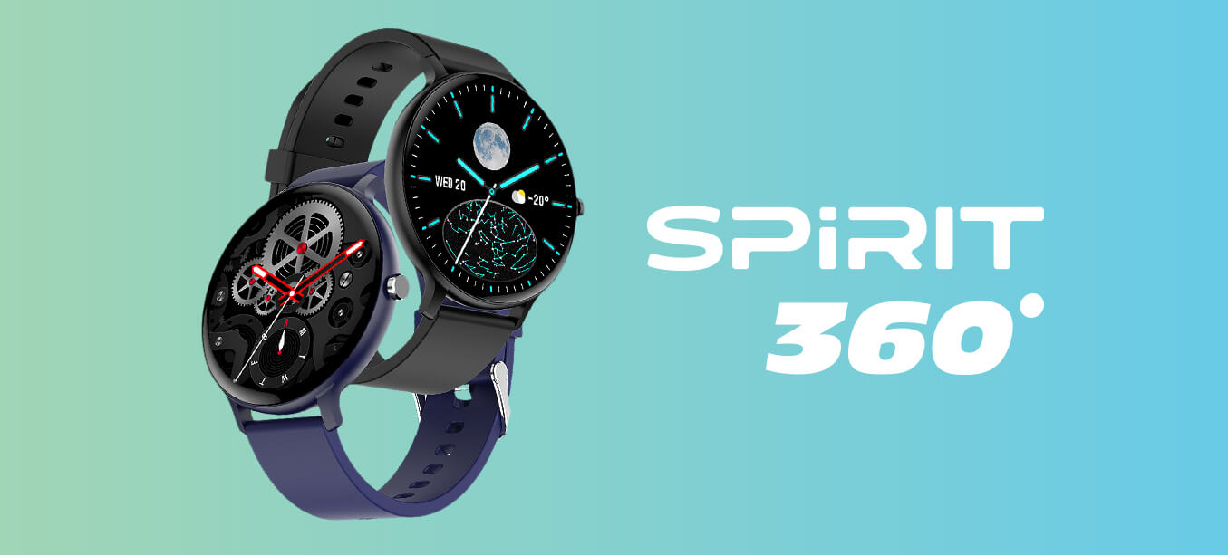 Spirit 360 Water Resistant & Lightweight Smartwatch  - Pauze